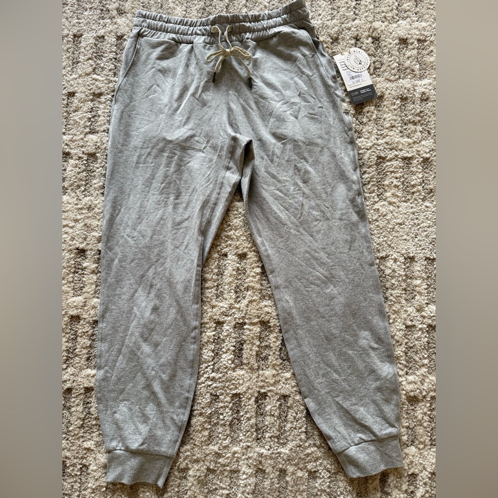 Vuori Pale Grey Heather Performance Joggers